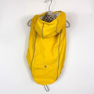 Novogratz Yellow Polka Dot Dog Rain Coat